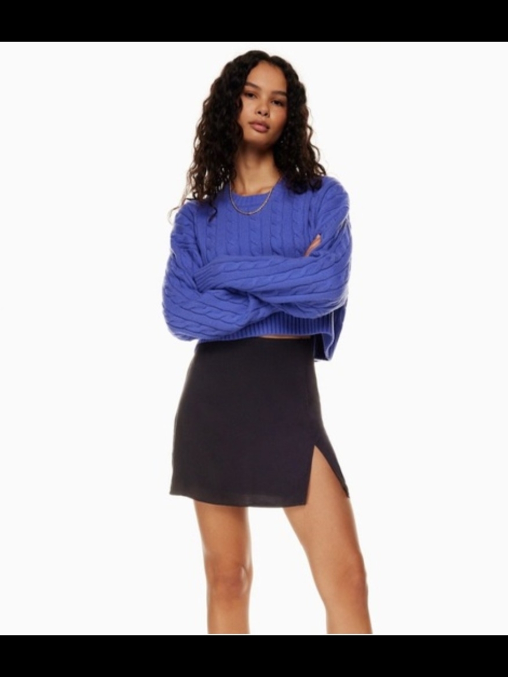 Aritzia Sunday Best Tatiana Skirt In Teal Size 6